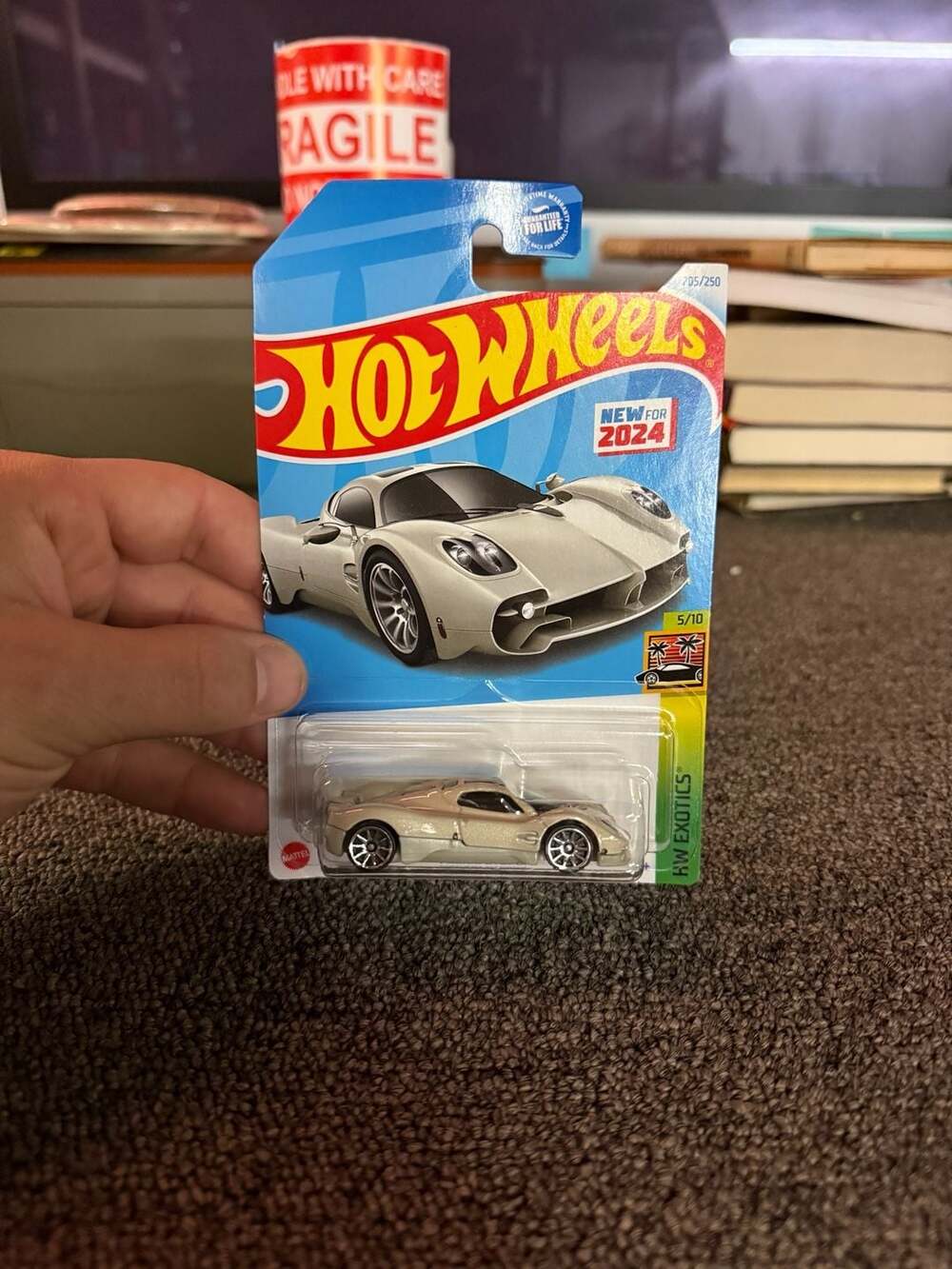 Hot Wheels Pagani Utopia HW Exotics Grey New for 2024